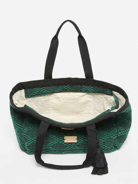 Shoulder Bag Oeillet Cotton Woomen Green oeillet WOEI04 other view 2