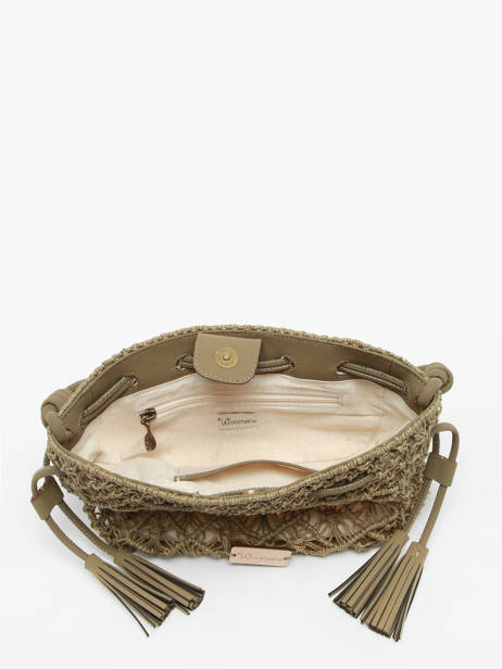 Braided Jute Tanaisie Crossbody Bag Woomen Green tanaisie WTAN06 other view 3