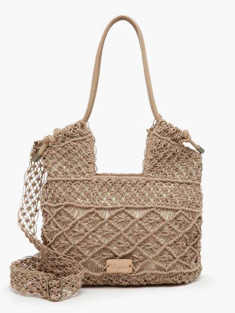 Braided Jute Tanaisie Shoulder Bag Woomen Beige tanaisie WTAN09