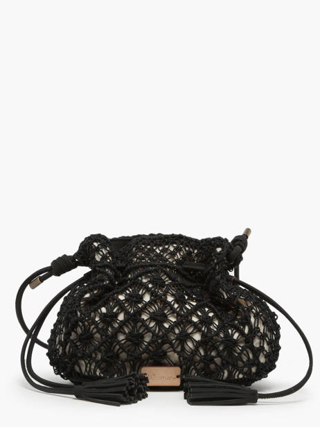 Braided Jute Tanaisie Crossbody Bag Woomen Black tanaisie WTAN07