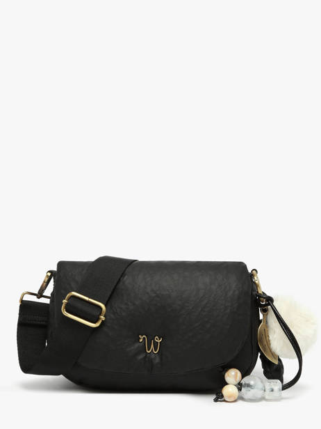 Cross Body Tas Alizier Woomen Zwart alizier WALI03