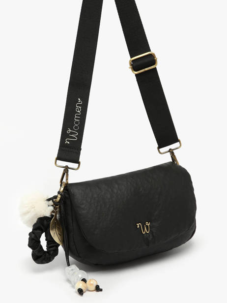 Cross Body Tas Alizier Woomen Zwart alizier WALI03 ander zicht 2