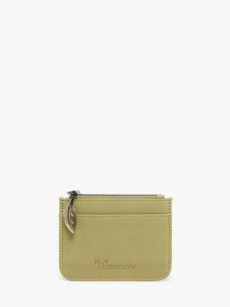 Card Holder Woomen Green crocus WCRO90