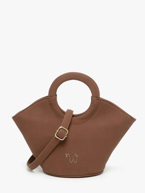 Shoulder Bag Neflier Woomen Brown neflier WNEF02
