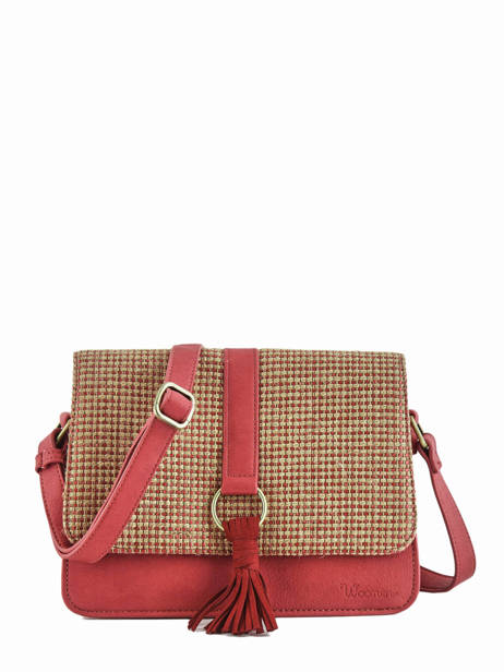 Shoulder Bag Abelia Woomen Red abelia WABEL04