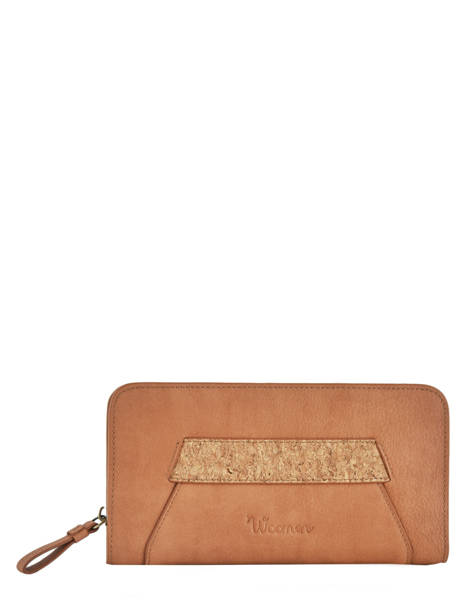 Wallet Woomen Brown orchidee WORCH91