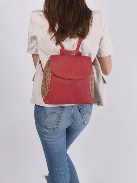 Backpack Abelia Woomen Red abelia WABEL06 other view 2