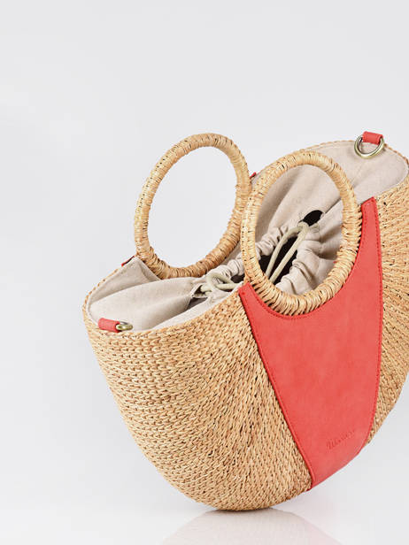 Wicker Epis Satchel Woomen Orange epis WEPIS01 other view 3
