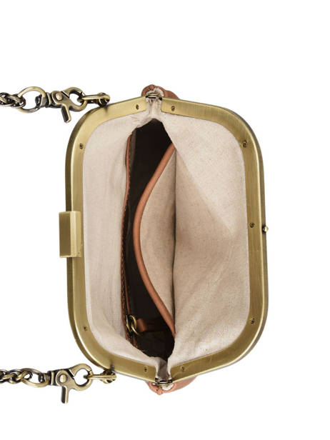 Sac Bandoulière Nervure Woomen Marron nervure WNER04 vue secondaire 3