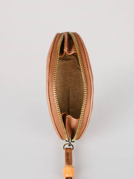 Purse Woomen Brown nervure WNER93 other view 1