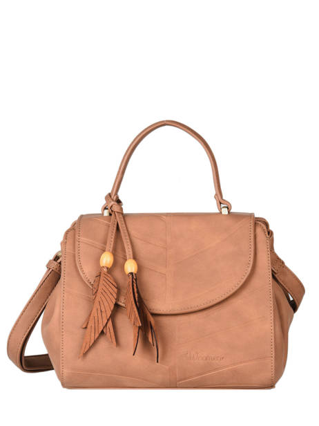 Shoulder Bag Nervure Woomen Brown nervure WNER05