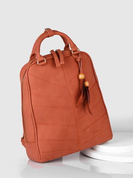 Backpack Woomen Red nervure WNER02 other view 2