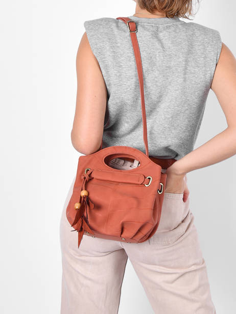 Cross Body Tas Nervure Woomen Rood nervure - 00WNER06 ander zicht 2