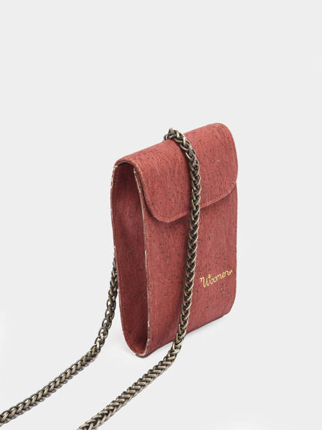 Crossbody Bag Coquelicot Cork Woomen Red coquelicot WCOL18 other view 2