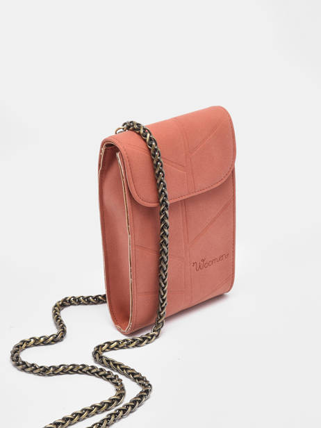 Cross Body Tas Nervure Woomen Rood nervure WNER08 ander zicht 2