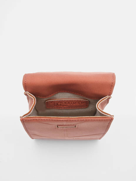 Cross Body Tas Nervure Woomen Rood nervure WNER08 ander zicht 3