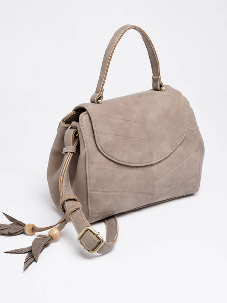 Shoulder Bag Nervure Woomen Beige nervure WNER05 other view 2