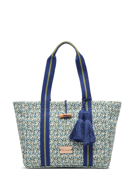 Sac à main vegan en bois fabriqué dans le Morvan couleur bleu marine