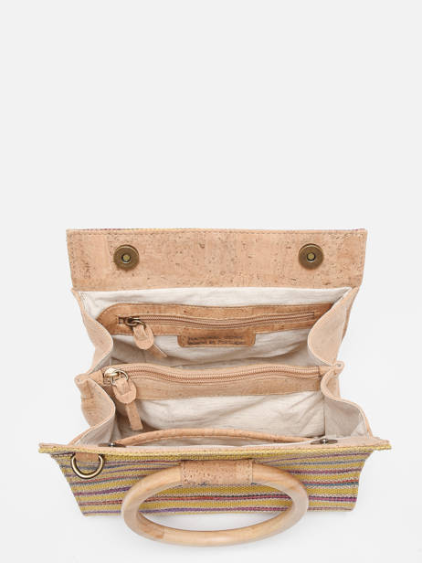 Satchel Eclipte Raphia Woomen Yellow eclipte raphia WERA01 other view 3