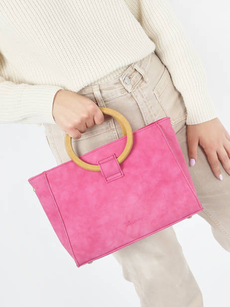 Handtas Acacia Acacia Woomen Pink acacia WACAC5B other view 1