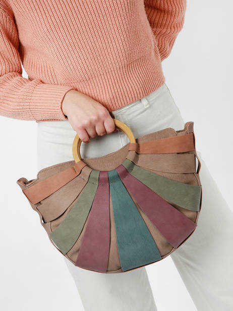Handbag Amandier Woomen Multicolor amandier WAMA02 other view 1